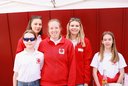 Unser Team bei der Station "Jugendrotkreuz"