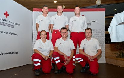2Teams des Roten Kreuzes Eferding nach Sanitätshilfe-Bewerb Skiarena Hochficht