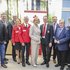 Gruppenfoto bei der Eröffnung des neuen Blutspendestützpunktes in Zwettl.