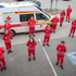 Gruppenfoto der angehenden Rettungssanitäter
