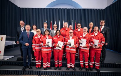 Verleihung Rettungsdienstmedaille 2026
