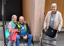 Die Reiseteilnehmer:innen unterwegs