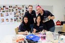 Unser Team der Station "Kinderschminken"