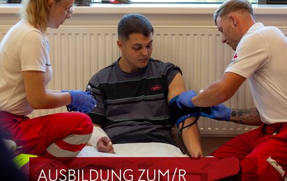 Plakat Rettungssanitäter-Ausbildung 2026/27