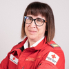 Nina Dissertori - © Rotes Kreuz Tirol Andreas Amplatz Nina Dissertori im Portrait und Roter Uniform