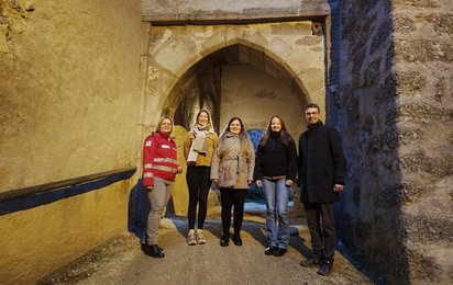 Theatergruppe Heinrichs zu Besuch auf der Kinderburg