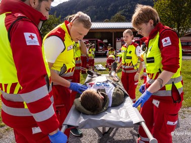 Versorgung von Verletzten
