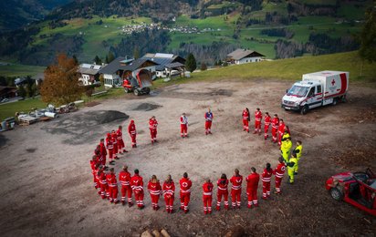 Rotkreuz SEG-Übung - gemeinsam als starkes Team im Einsatz