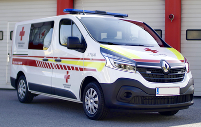 71-610 Renault Traffic - © ÖRK/LV NÖ Claus Diem Unser neuer Mannschaftstransporter Typ Renault Traffic