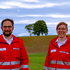 Ortsstellenleiter-Stellvertreter Horst Wittmann und Ortsstellenleiterin Maria Kasser