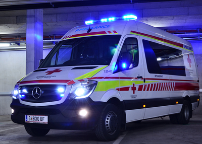 © Michael Huber/Landesverband Salzburg Krankentransportwagen Sprinter lang