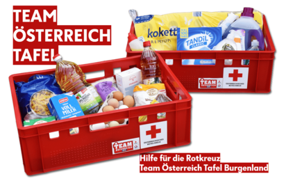 Hilfe für die Team Österreich Tafel Burgenland Hilfe für die Team Österreich Tafel Burgenland