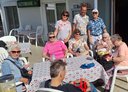 Kurze Stärkung zwischen dem Programm.