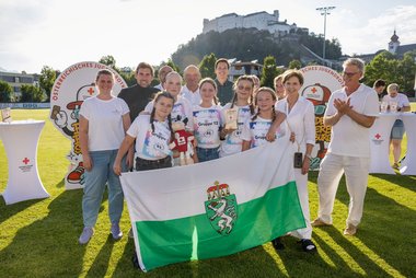 Gruppenfoto bei der Siegerehrung