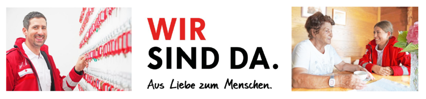 Banner mit Symbolbildern zur Rufhilfe