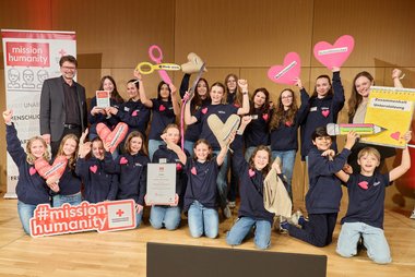 Welser Schule gewinnt mit „Herzen, die von Herzen kommen"