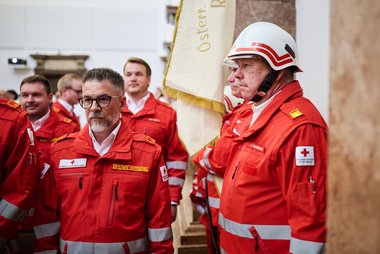 neuer Offizier Jan Hoffmann bei Angelobung