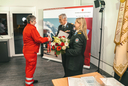 Rositha Mayerhofer erhält das Dienstjahresabzeichen in Gold für 30 Jahre.