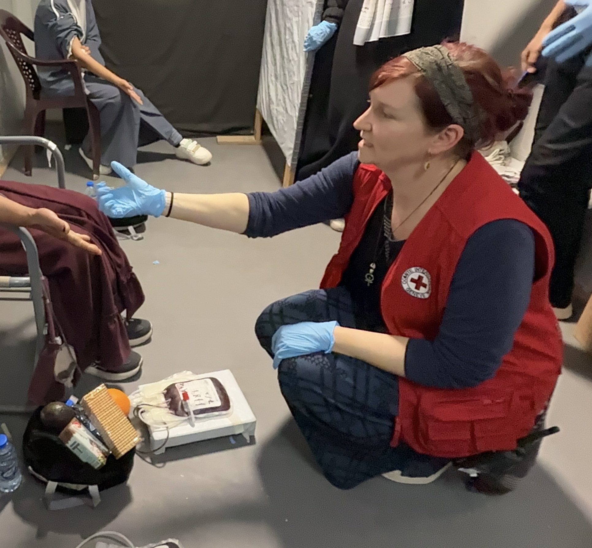 Rotkreuz Mitarbeiterin Angelique Lung in Gaza