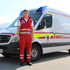 Bild: Mercedes Sprinter im neuen KFZ Design Gelb