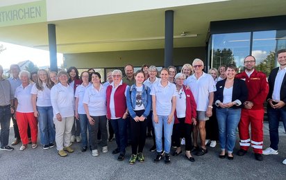 Gruppenbild Mitarbeiter und Mitarbeiterinnen Generationencafe Hartkirchen