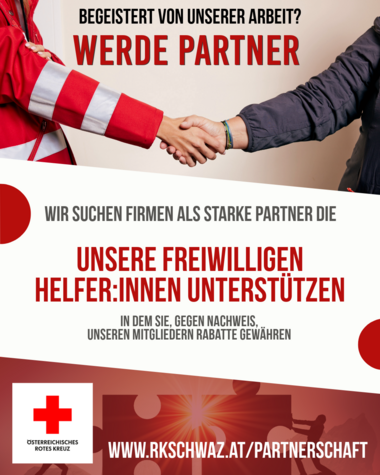 Begeistert von unserer Arbeit? Werde Partner. Wir suchen Firmen als starke Partner.