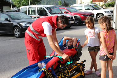 Eder Peter als Dienstführer im Rettungsdienst