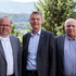 Das Bild zeigt die dreier-Geschäftsleitung des Roten Kreuzes Tirol, Andreas Karl und Wilfried Unterlechner als die stellvertretenden Geschäftsleiter und Thomas Wegmayr als Geschäftsleiter des Roten Kreuzes Tirol