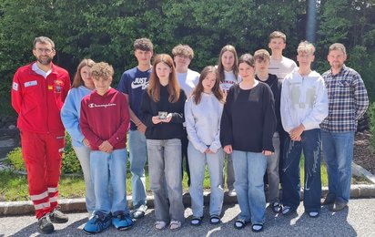 Spendenübergabe Poly Zwettl an Rotes Kreuz