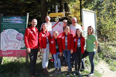 Die Jugendrotkreuzgruppe Grein überzeugte mit ihrem Projekt "Sichere Wolfsschlucht".