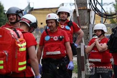 Evakuierung in Charkiw nach Drohnenangriff