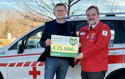 Spendenübergabe Fressnapf an Kinderburg