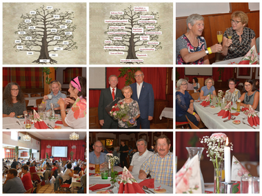 Collage mit Eindrücken von der 40 Jahrfeier GSD