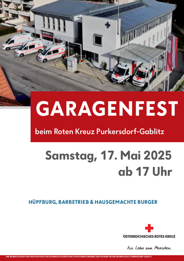 Plakat Garagenfest