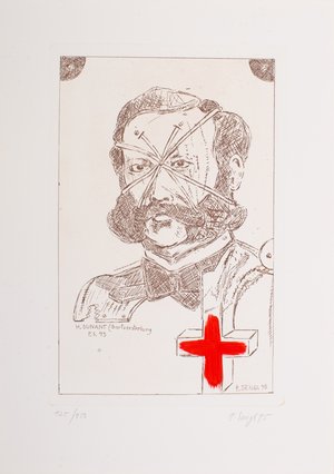 Peter Sengls Interpretation von Henry Dunant
