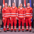 Gruppenfoto Angelobung neue Rotkreuz-Offiziere Bezirk Eferding