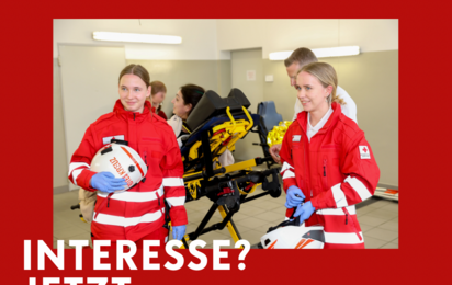 Kursplakat Rettungssanitäter:innen-Ausbildung 2026