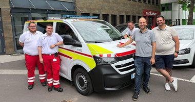 In den Bezirken, wie hier in Urfahr-Umgebung, ist die Freude über das spezialausgestattete Fahrzeug groß.