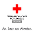Logo Rotes Kreuz Salzburg mit Slogan darunter Aus Liebe zum Menschen