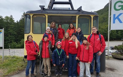 Jugendrotkreuz Eferding erlebt besonderes Bezirksjugendlager in Obertraun