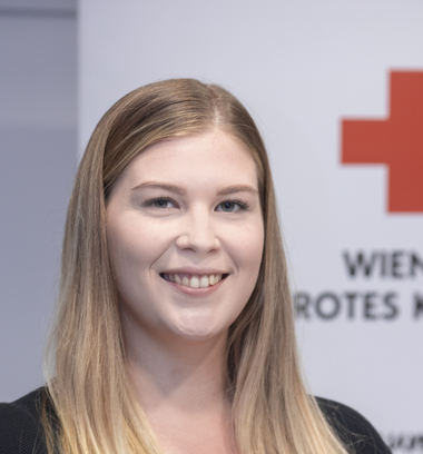 © Markus Hechenberger Bild von Fr. Lara Lackner, zuständig für Jugendrotkreuz (JRK) Sekundarstufe, im Ausbildungszentrum des Wiener Roten Kreuzes
