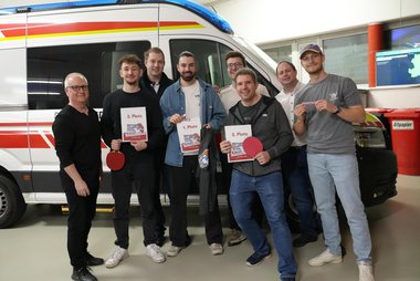 Gruppenfoto Siegerehrung