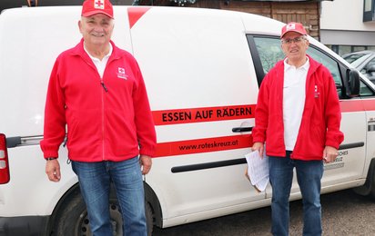 Essen auf Räder Mitarbeiter im Einsatz