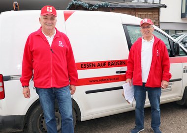 Essen auf Räder Mitarbeiter im Einsatz