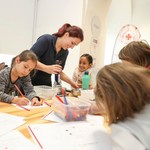 Basteln mit Kindern im Haus Erdberg