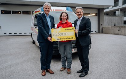 von links nach rechts: Martin Ottino, Isabella Pernthaner-Schneider und Hansjörg Ehammer.