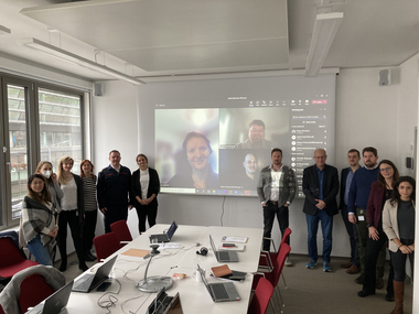Gruppenfoto des Projektteams