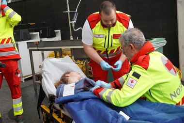 Einsatz mit einem Notarzt
