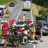 Verkehrsunfall mit SanitäterInnen bei der Versorgung