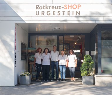 Team des Urgestein-Shops mit dem Leiter Bernhard Steiner